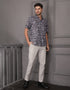 GAVYN R/FIT SHORT SLEEVE SHIRT (DARK GREY)